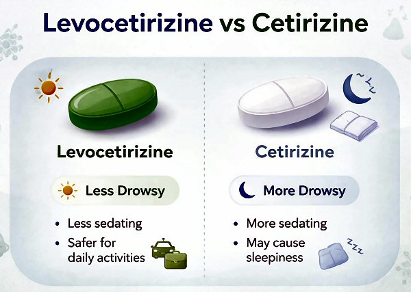 Levocetirizine vs Cetirizine: Which Allergy Tablet Causes More Drowsiness?