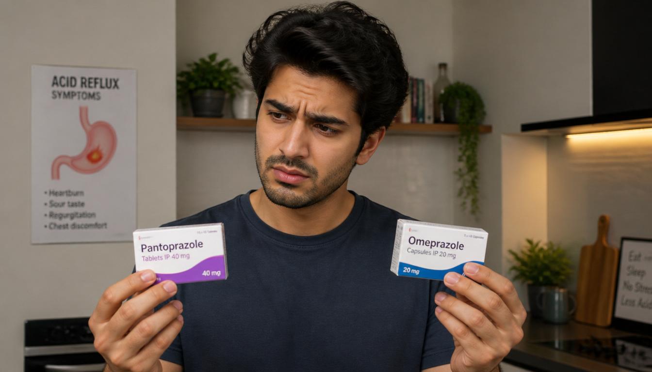 Pantoprazole vs Omeprazole: Which Acid Reflux Medicine Works Better?