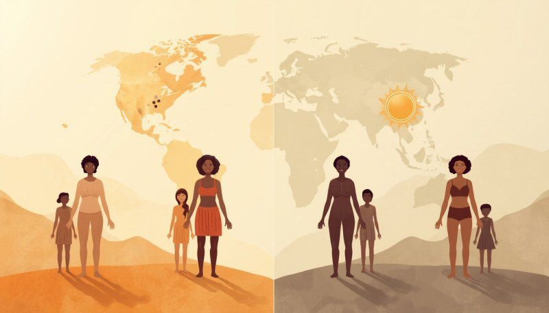 The Climate Your Body Remembers: Melanin, Migration, and the Health Cost of Moving Far From Home
