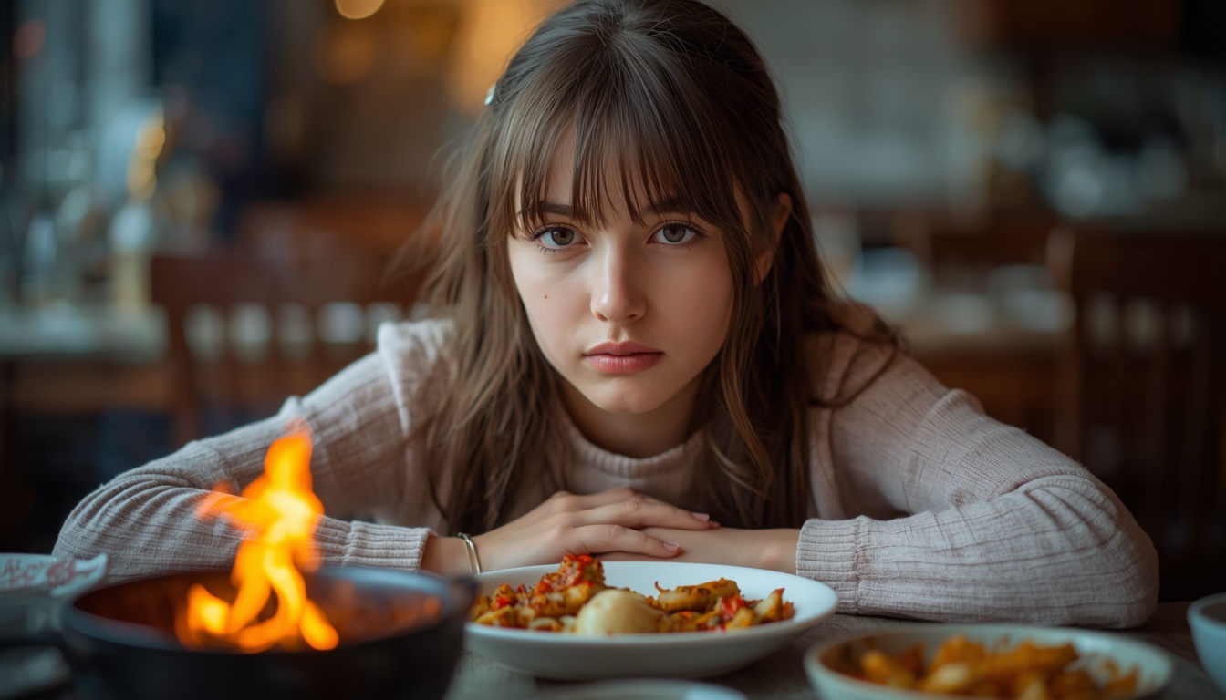 Why does my nose run when I eat hot or spicy foods?