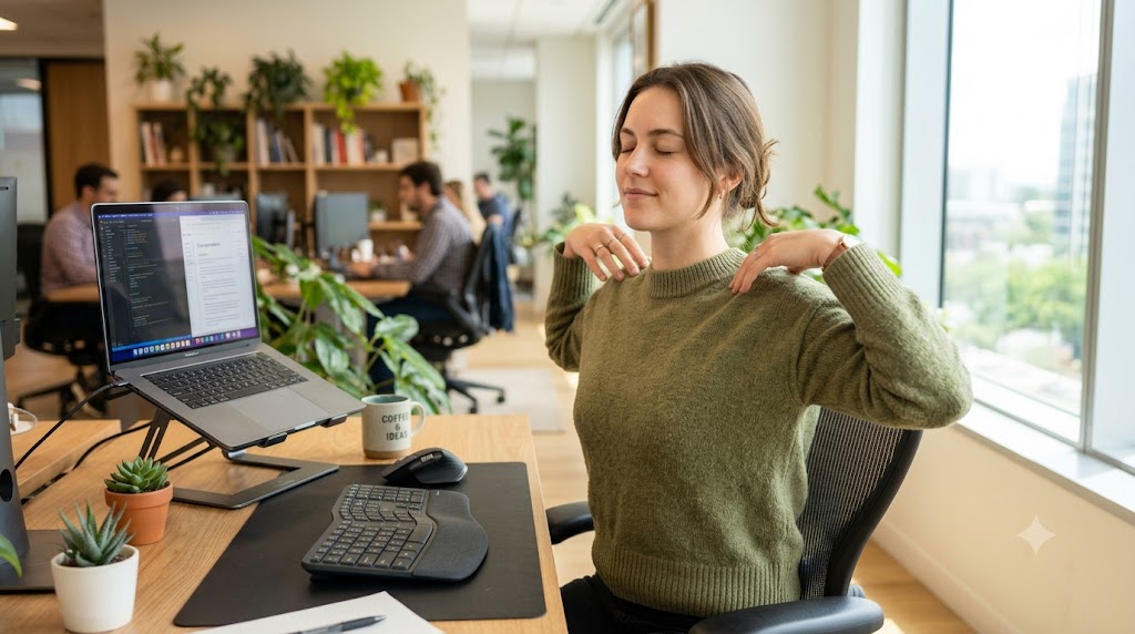 Is It Normal for Your Shoulders to Feel Tight From Desk Work?