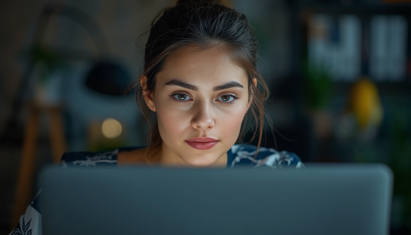 Why does my vision briefly blur when I look at screens too long?